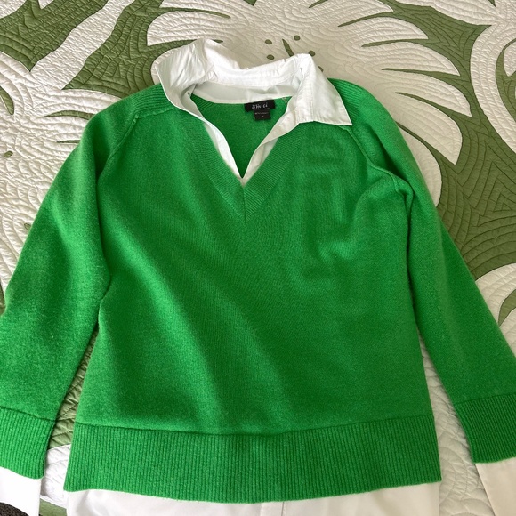 Green Cashmere Pure Amici Sweater - Picture 1 of 5